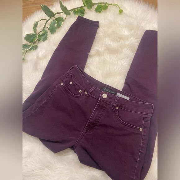 Purple Aeropostale skinny jeans size 6R - Picture 1 of 2